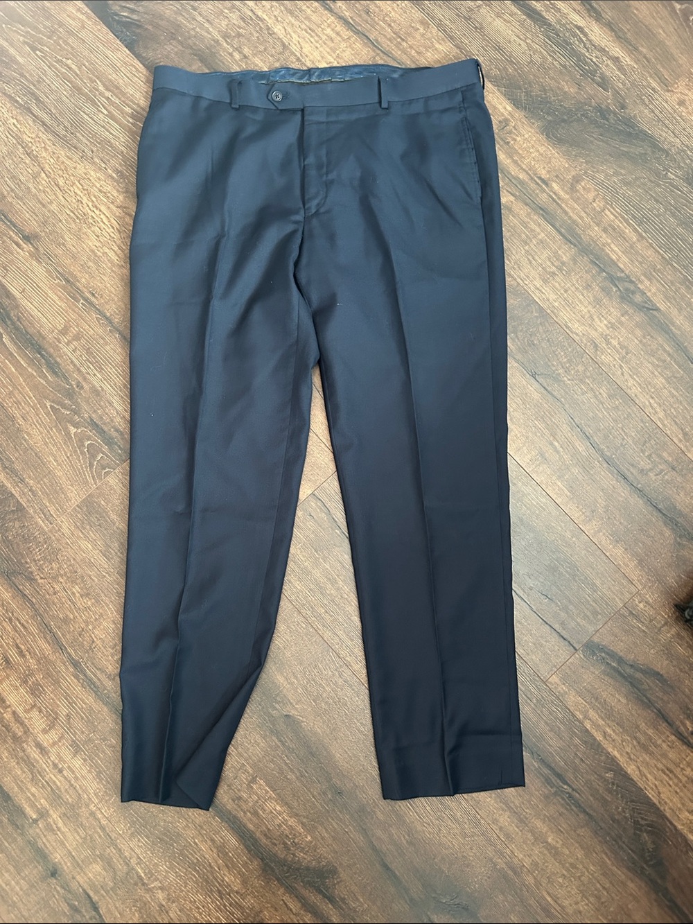 Pronto Uomo Dark Navy Dress Trousers